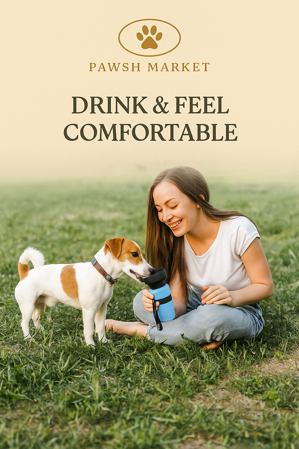 Pawsh Hydration Bottle™ – 18oz
