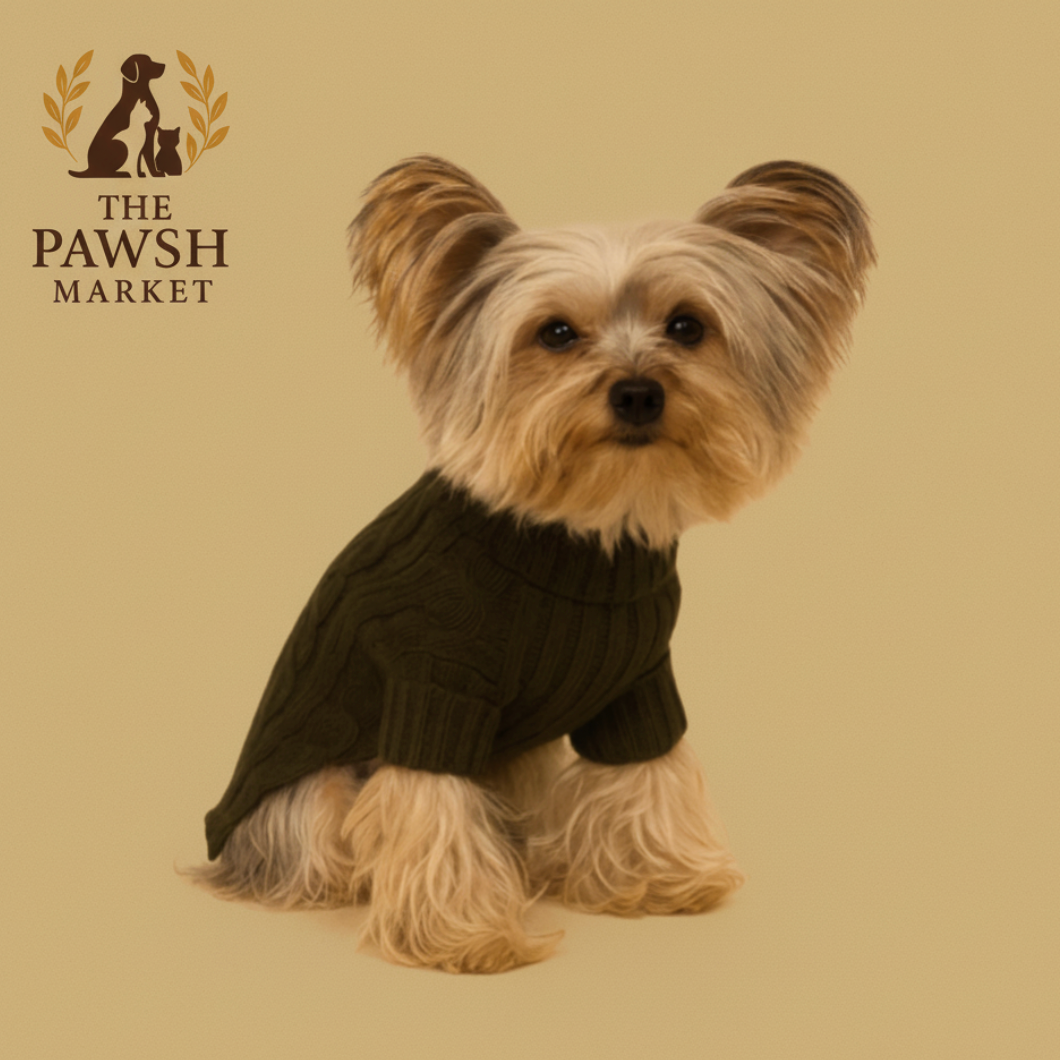 Pawsh CozySweater™ – Warm, Stylish Dog Sweater for Cold Weather